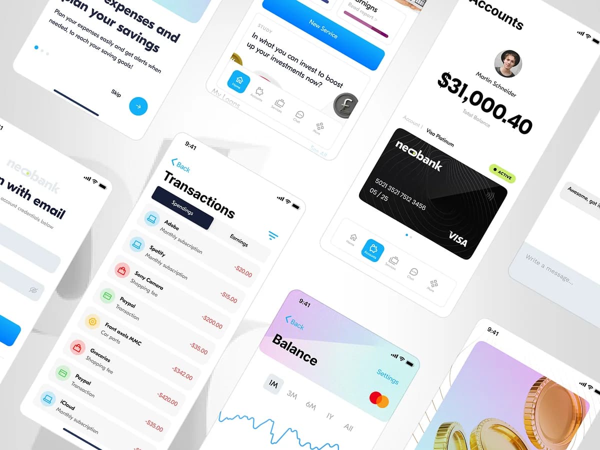Neobank — Mobile Bank Concept