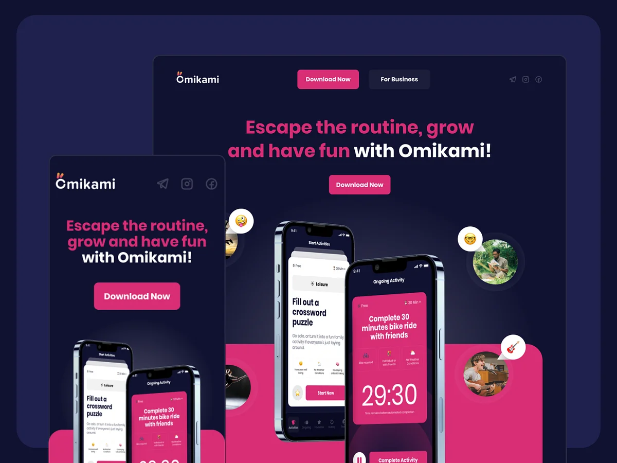 Omikami — Your Free-time Buddy